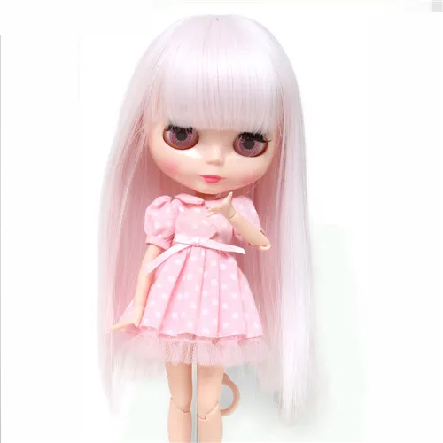 Парики для волос BJD/DD/SD/MSD/YOSD/Blyth кукла высокотемпературный провод Длинные Шампанское молоко золотые волосы парики - Цвет: One Third A