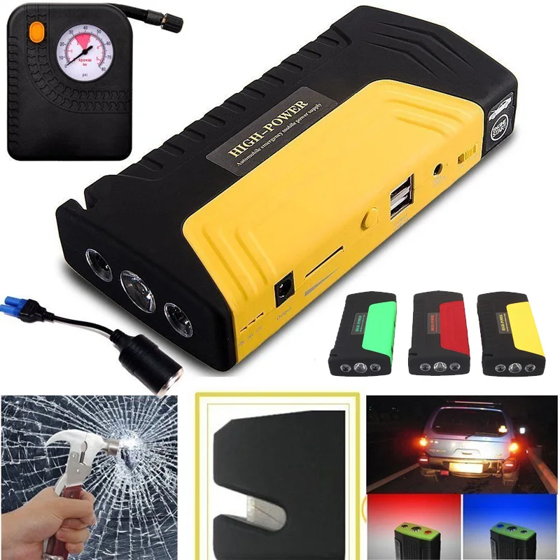 VEHEMO Car Battery Jump Starter 50800mah Emergency Power Pack 12V Portable Power Bank Battery Charger With USB SOS Light VEHEMO Car Battery Jump Starter 50800mah Emergency Power Pack 12V Portable Power Bank Battery Charger With USB SOS Light
