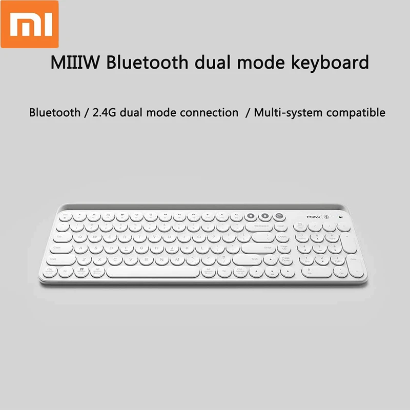 Xiaomi MIIIW Bluetooth 104 клавиатура 2,4G двойной режим поддерживает Windows/Mac/Android/iOS Мобильный планшет беспроводной Fingerboard Smart