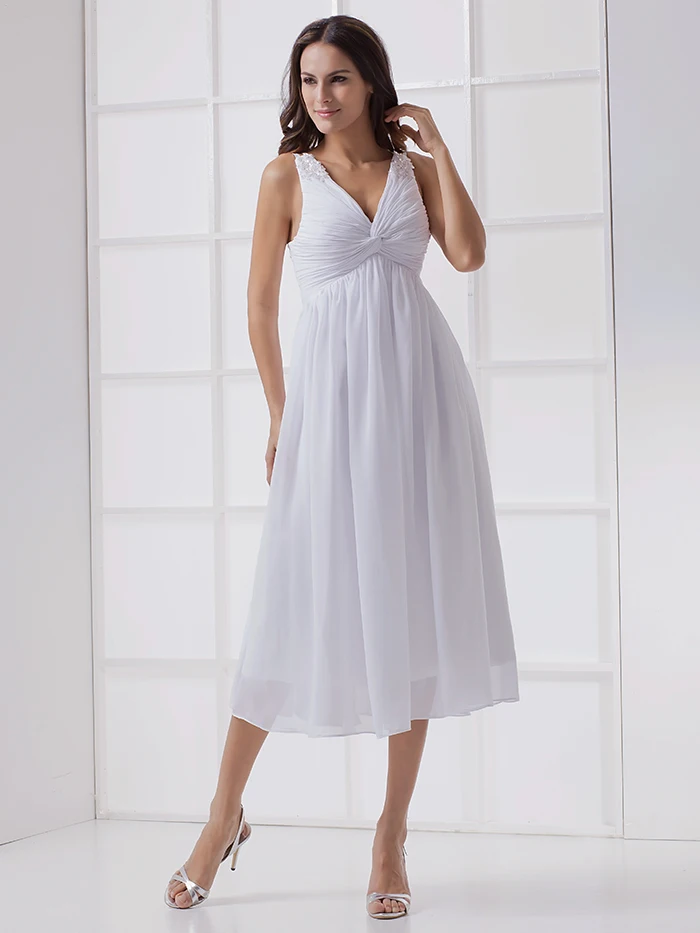 empire line tea dress