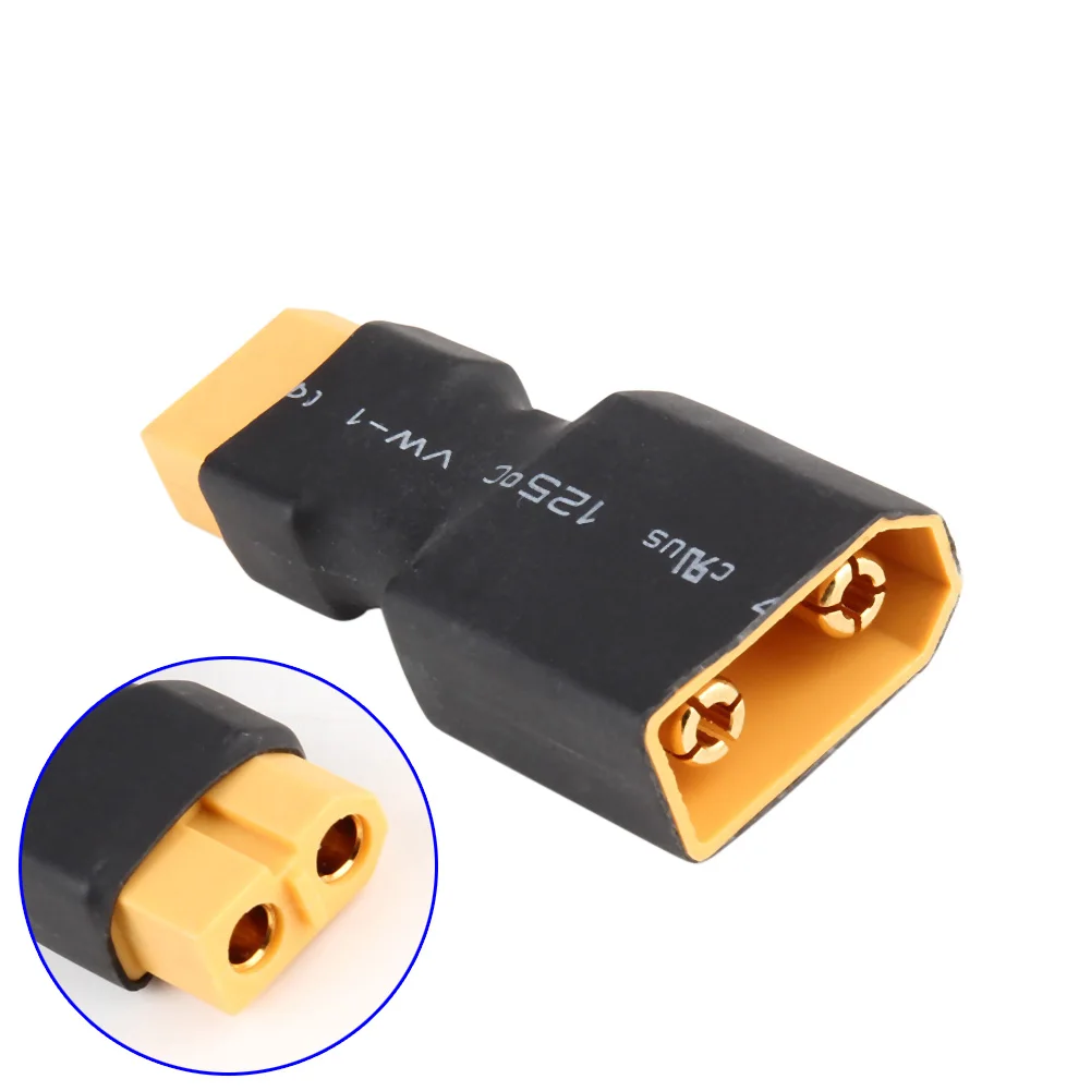 

XT60 Female To XT90 Male Wireless Connector Adapter Fits For RC Quadcopter Battery ESC Charger BM88