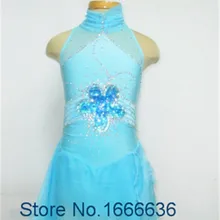 Пользовательские взрослые Фигурное катание платья с спандексом изящные бренд фигурное катание платье для соревнований DR2744