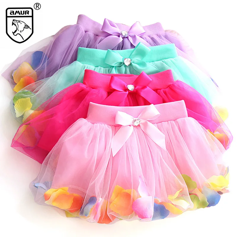 Brand Cute Mini Tutu Skirt Baby Girl Clothes Skirts For Girls Flower