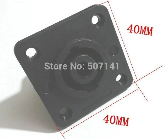 

10PCS black Speakon 4 Pin Female Jack Compatible Audio Cable Connectors