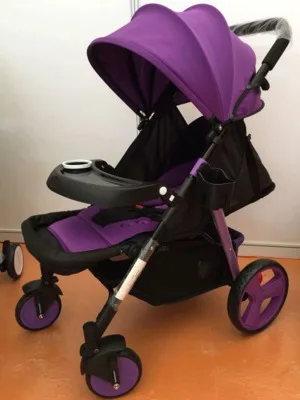  Baby stroller light portable can sit and lie folding four wheel shock absorber trolley baby child c