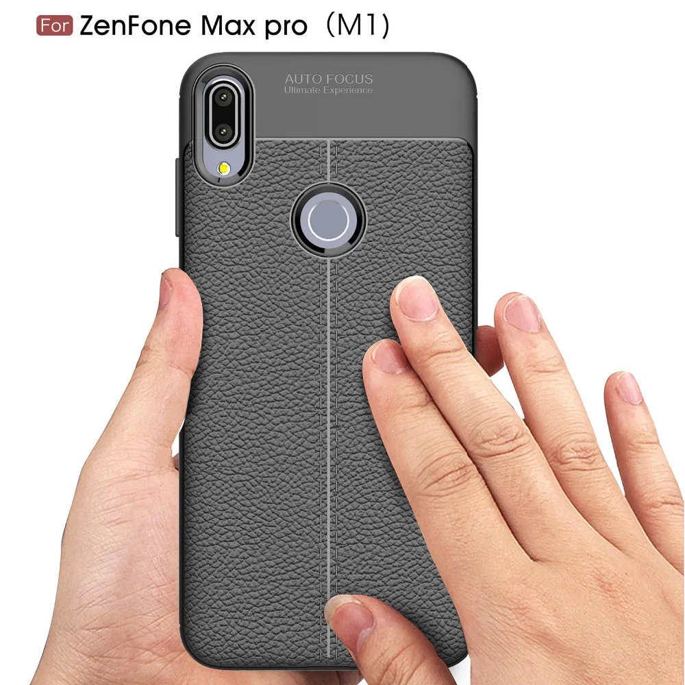 

Asus Zenfone Max Pro M1 Case Cover ZB601KL Silicon Carbon Fiber Case for Asus Max Pro M1 Soft Luxury Coque Etui Fundas Accessory