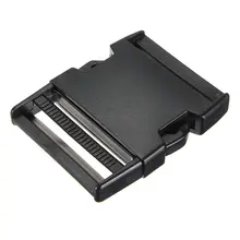 En gros 10pcs * 10 pièces boucles plastiques clips paracord pour sangle élastique bracelet paracorde noir 50mm