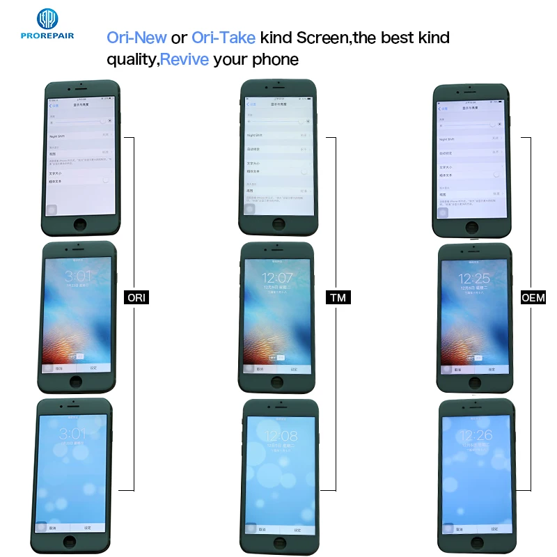 Prorepair 5 шт./лот Ori-Take Ori- экран для iphone 8 plus ЖК-дисплей с сенсорным экраном дигитайзер сборка Замена