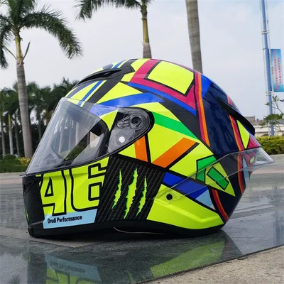 

dql Motorcycle helmet men's and women's helmets all over the four seasons style cool motorcycle with tail wing racing helmet