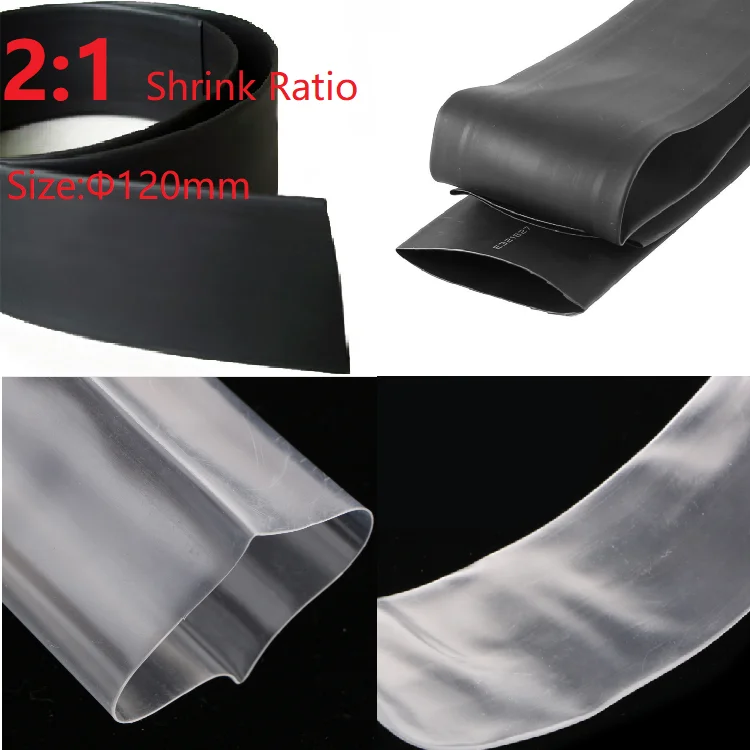 

1M 120mm Heat Shrinking Tube 2:1 Shrinkage Ratio Polyolefin Insulated Wrap Wire Kit Electronic Line Repair Cable Sleeve UL RoHS
