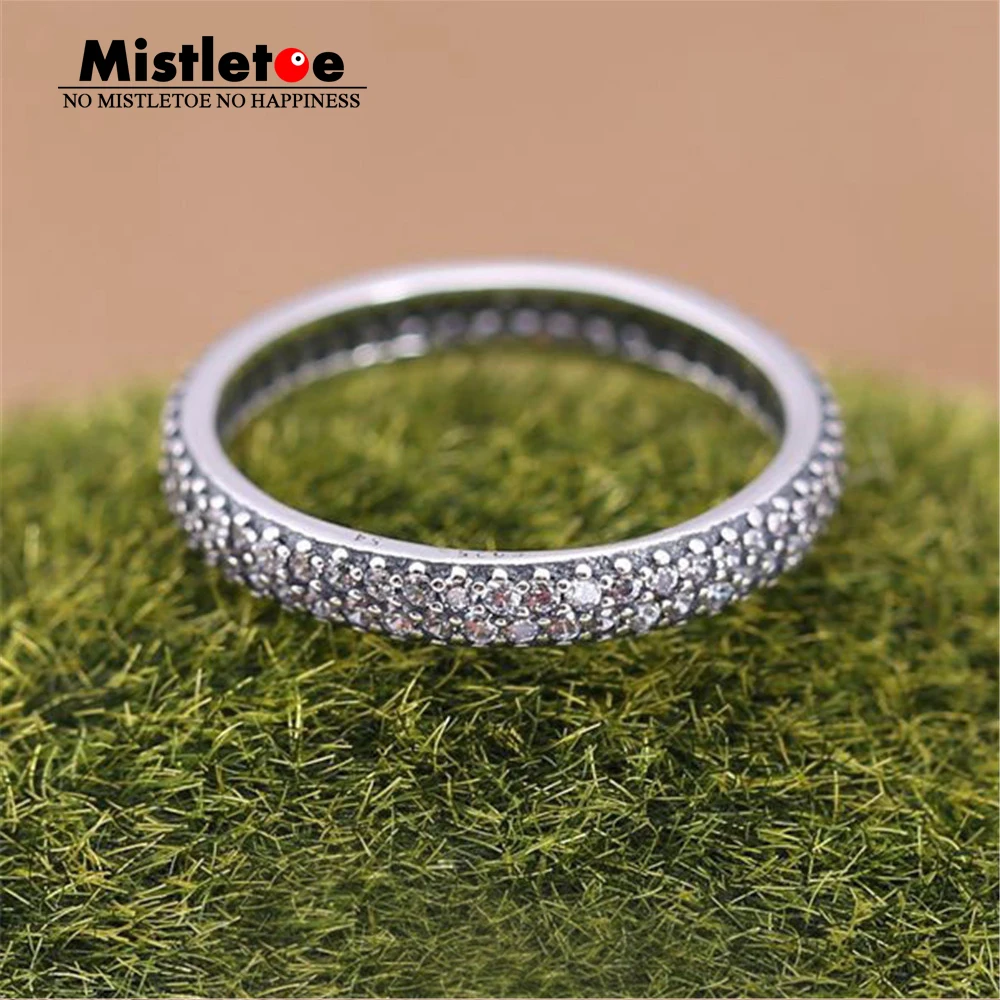 

100% 925 sterling Silver Inspiration Within, Clear CZ Ring Compatible with European Jewelry