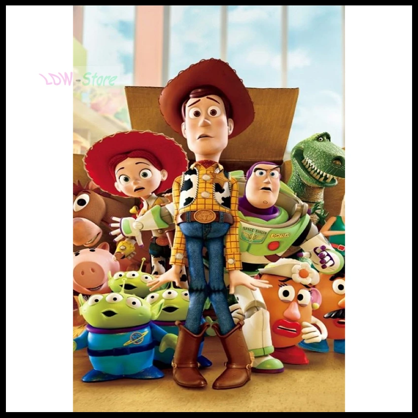 

Hot sale Toy Story 5d diamond painting mosaic picture handmade rhinestone needlework diamond embroidery Home decor gift NEW839