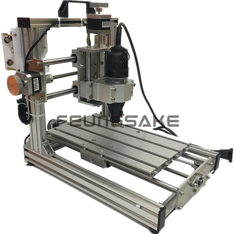 Деревообрабатывающий фрезерный станок с ЧПУ GRBL 3 оси 120 Вт/300 Вт|diy cnc machine|pcb milling