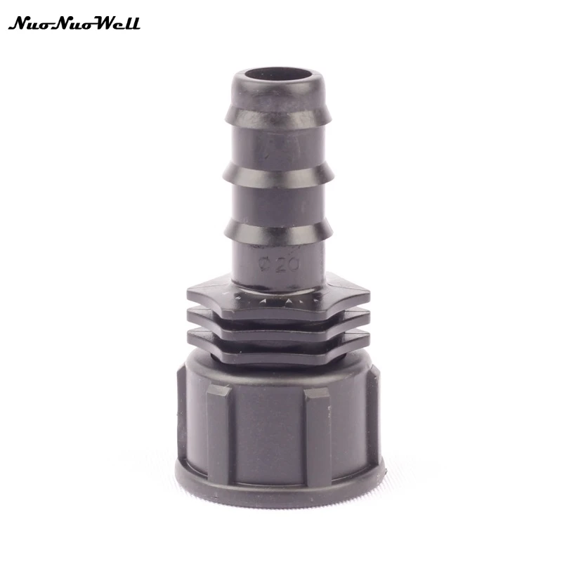 

3pcs NuoNuoWell 3/4" Female Thread To 20mm Barb Hose Connector Pipe Coupling Garden Irrigation Fittings Veg Plot Drip System