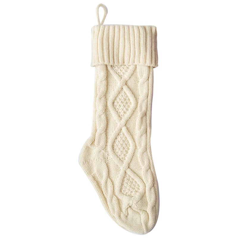 Вязаные шерстяные домашние настенные украшения конфетная сумка носки набор Алмазная Подарочная сумка носки украшения рождественские