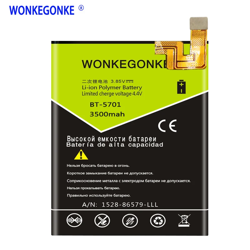 

WONKEGONKE 3500mAh Battery for Leagoo S8 BT-5701 Battery