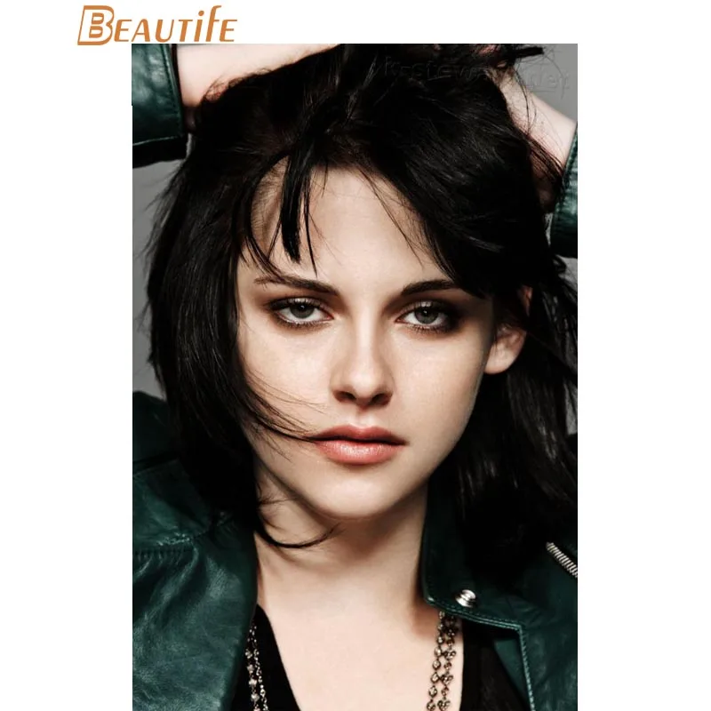 

Custom Kristen Stewart Cloth Silk Fabric poster Home Decoration Wall Art New Cloth Silk Fabric wall poster print