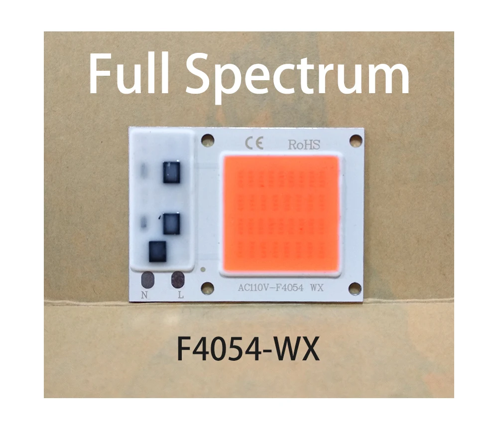 Полный спектр 380-840nm внутренний солнечный светильник Фактическая мощность 10 Вт 20 Вт 30 Вт 50 Вт 80 Вт DIY светодиодный светильник для растений ac 110 в 240 В