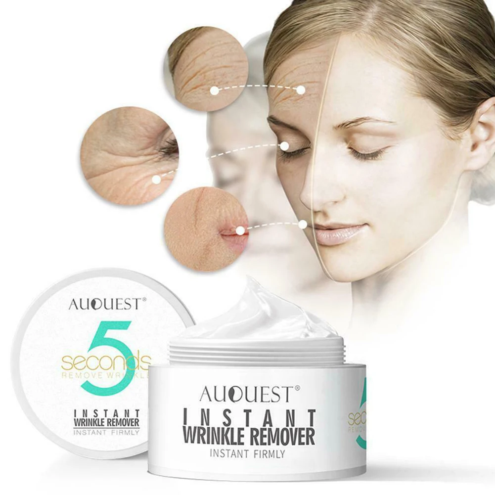 AuQuest, 5 секунд, крем для лица от морщин, для мгновенного удаления морщин, подтягивающий кожу, увлажняющий мешок для глаз, лифтинг, анти-старение, предварительный макияж, уход за кожей