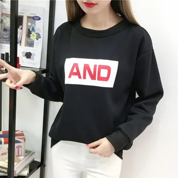

Sweatshirts Female Hoodie Red Black Yellow Sweatshirt Hoodies Women Letter Printed Long Sleeves Hoody Thicken Hooded Tops