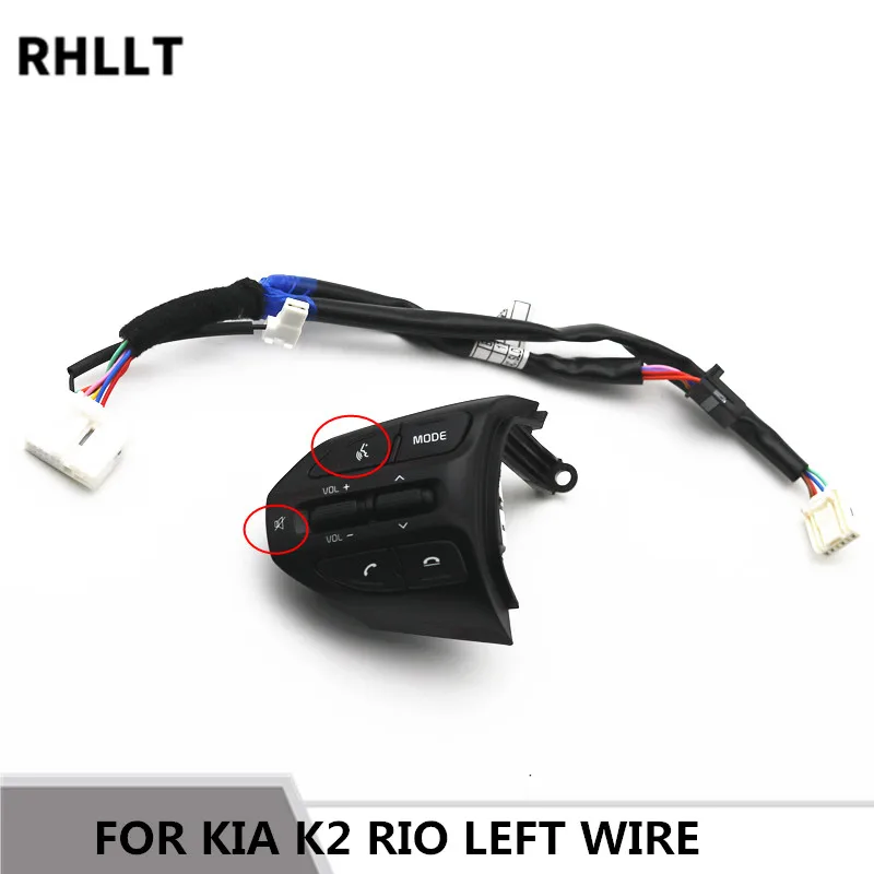 

Steering Wheel Button For KIA K2 RIO 2017 2018 RIO X LINE Buttons Bluetooth Phone Cruise Control Volume