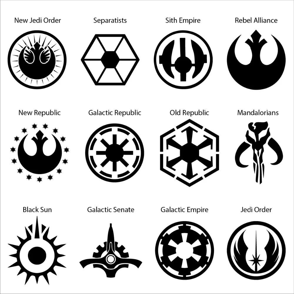 star wars window clings