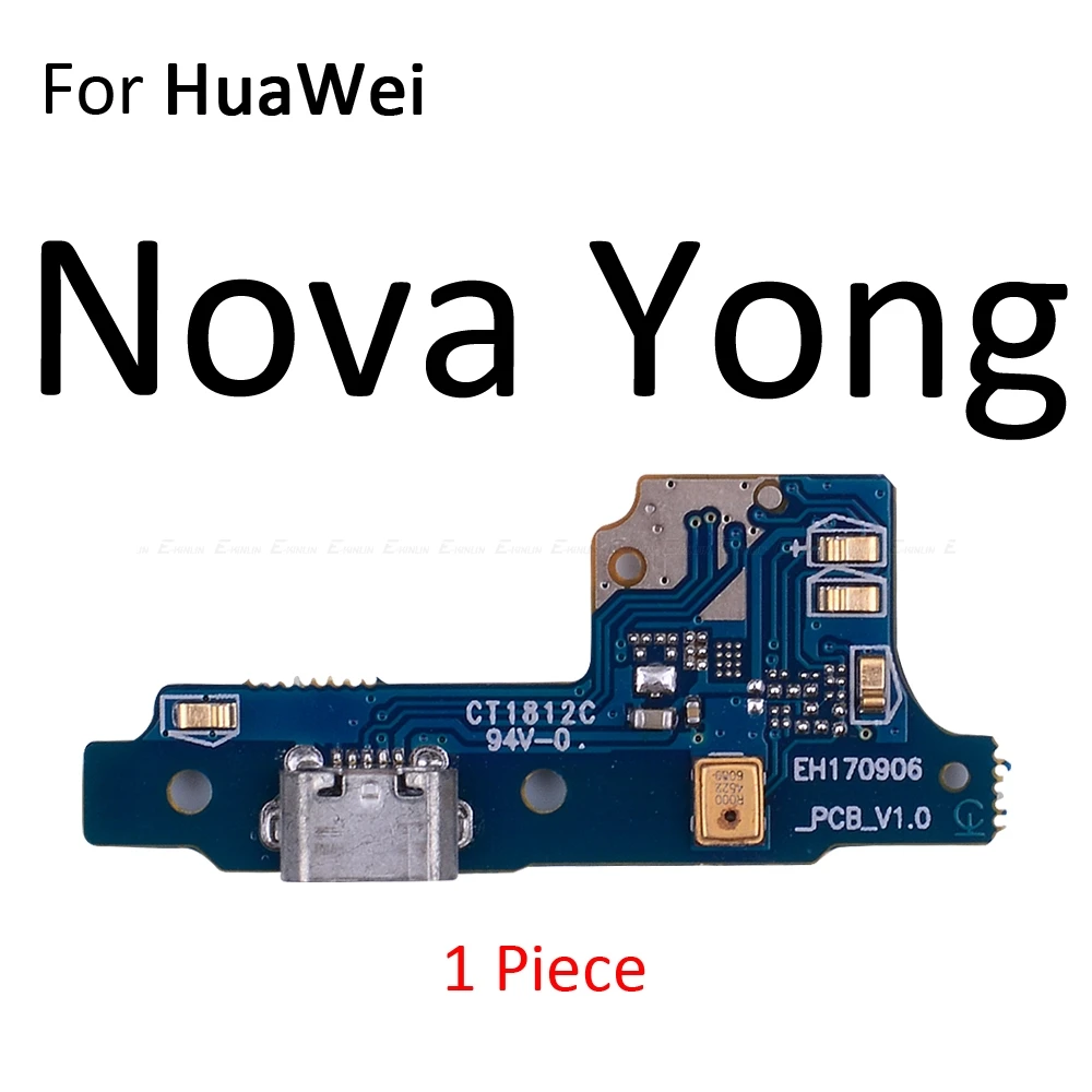 Зарядное устройство USB док-станция порт плата с микрофоном микрофон гибкий кабель для Nova 5i 4e 4 3 3i 3e 2 2S 2i Plus Lite Young - Цвет: For Nova Young
