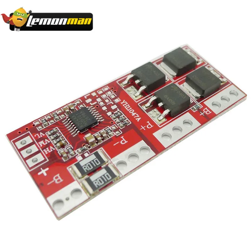 

LemonMan 4S Li-ion Lithium Battery Protection Board 14.4V 14.8V 16.8V Overcharge Short circuit protection