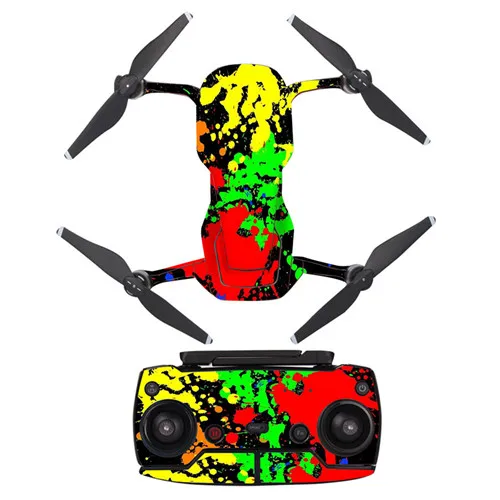 DJI Mavic Air Skin стикер ПВХ Виниловые наклейки для всего тела наклейка для Mavic Air Drone Body+ пульт дистанционного управления+ Arms стикер s - Цвет: YSDJA0063