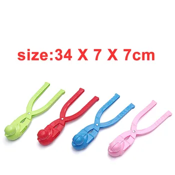 

Winter Snowball Sand Making Mold Toys Cartoon Duck Shape Snow Ball Maker Clip Plastic Kids Outdoor Sports Toy Snow Balls Making