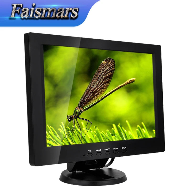 1280*800 Resolution Plastic Case Monitor VGA USB Touchscreen Monitor