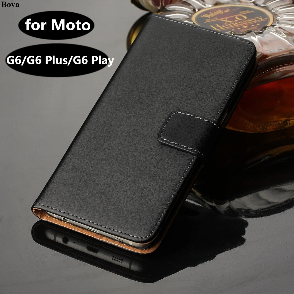 Премиум кожаный флип чехол бумажник для телефона Motorola Moto G6 Plus G6Play Play Чехол книжка