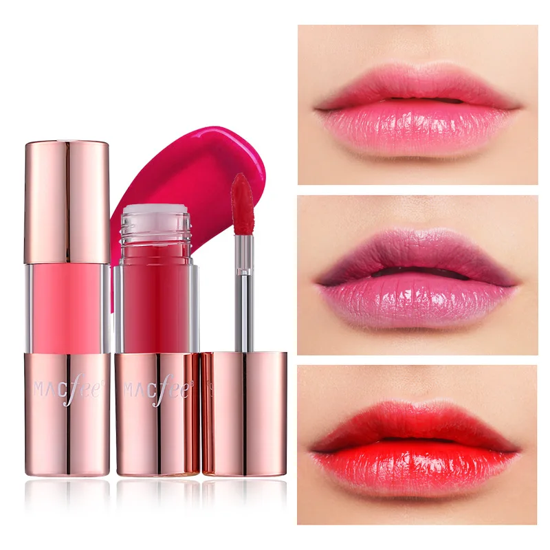1PCS Waterproof Lip Stain Long Lasting 6 Colors Lip Gloss Easy to Wear