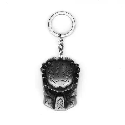 Aliens V Predator Double AVP Keychain 3D Game Alien Queen Pendant Keyring Holder  Lavae Prometheus Men Jewelry Souvenir