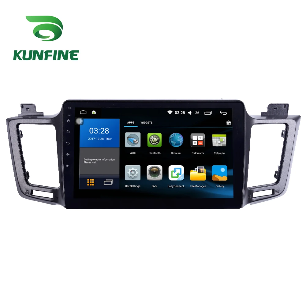 Sale Octa Core 1024*600 Android 8.1 Car DVD GPS Navigation Player Deckless Car Stereo For Toyota RAV4 2016 Radio Headunit wifi 3