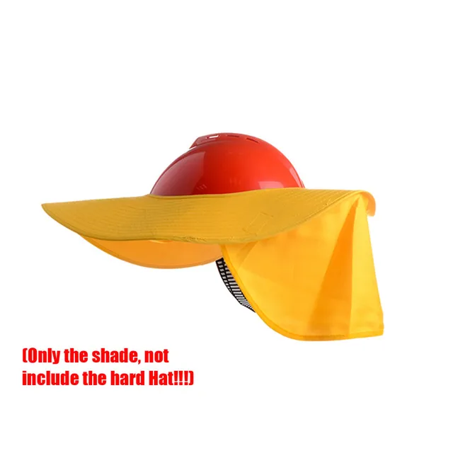 Safty Full Brim Hard Hat Neck Shield Sun Shade Eye Mask Anti glare
