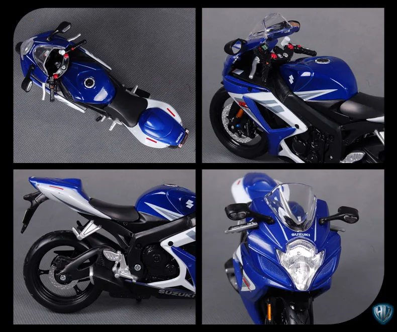 Maisto 1:12 SUZUKI GSX-R750 GSX R750 модель мотоцикла с номером отслеживания 31153