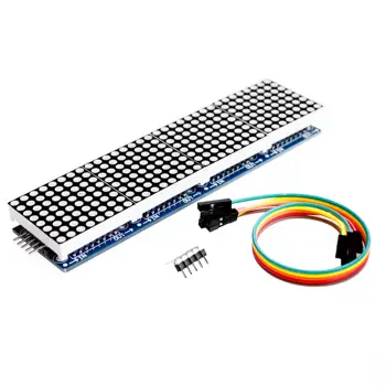 

10pcs/lot MAX7219 Dot Matrix Module Microcontroller 4 In One Display with 5P Line