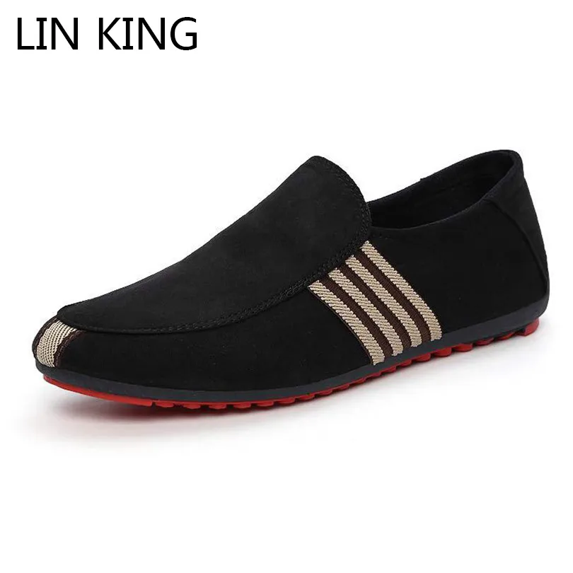LIN KING/модные женские ботинки Классическая удобная мужская повседневная обувь