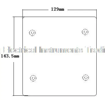 6 в 1 блок светодиодных дисплеев дисплей шкафов дисплей измеритель мощности коэффициент мощности встроенный тестер напряжение тока