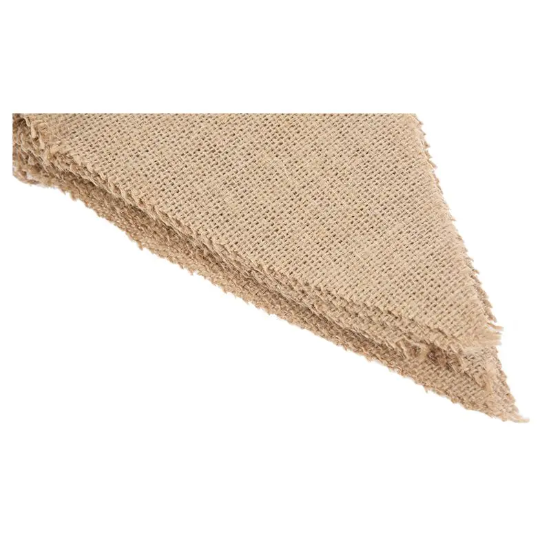 3,7 м деревенский стиль, джут Hessian из мешковины кружева Бантинг потертый шик Свадебный баннер