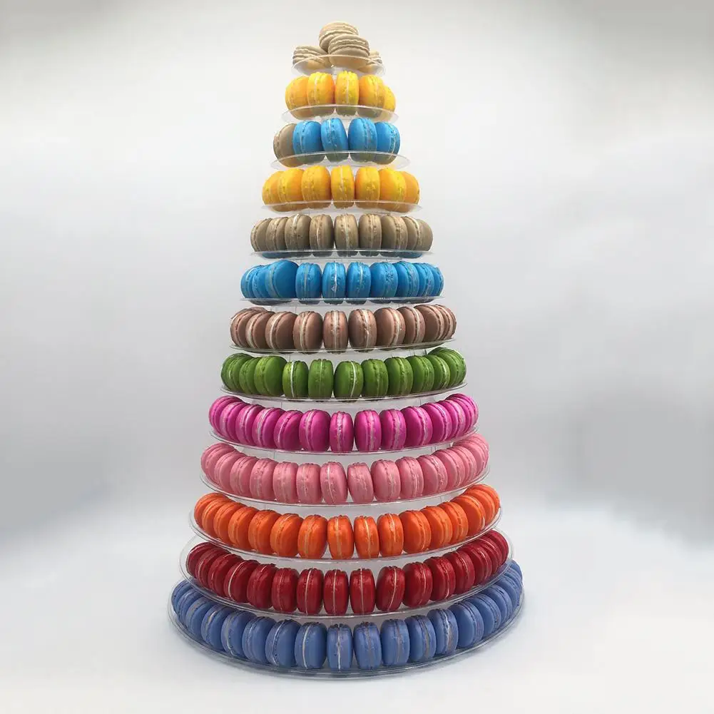 

NEW 13 Tier Macarons Display Tower Macarons Cupcakes Cookies Stand Pastries Xmas Tree Rack Party Festival Decoration Tools