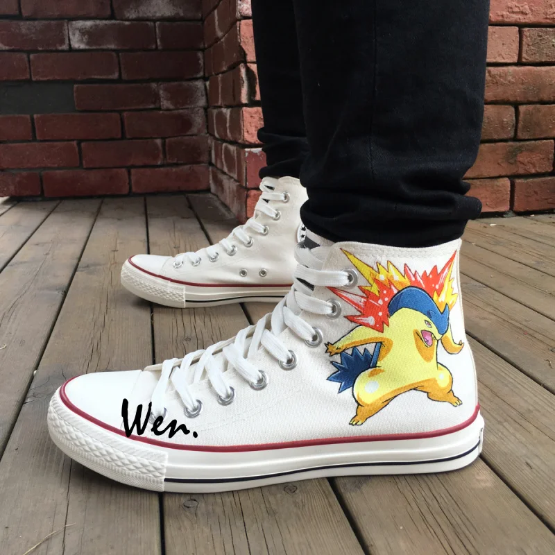 Download Wen Anime Pokemon Hand Painted Shoes Design Custom ...