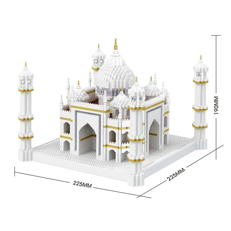 

Balody 16067 World Famous Architecture Taj Mahal Palace Model Micro Diamond Mini DIY Building Nano Blocks 3D Assembly Toys
