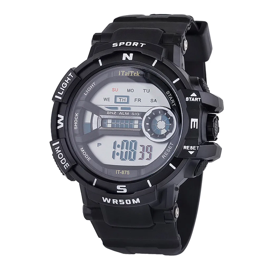 

relogio digital montre homme Sports Watch Multi Function Waterproof Luminous Fashion Electronic bayan kol saati