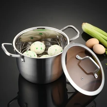 Бак штока кастрюля Роскошная 3-х слойная кастрюля для супа из нержавеющей стали утолщение sauceboxes кастрюля для супа каша горшок общие