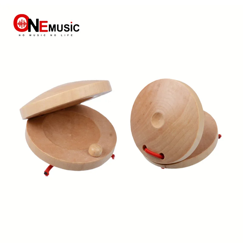 Buy 1 Pair Wooden Wood Musical Percussion