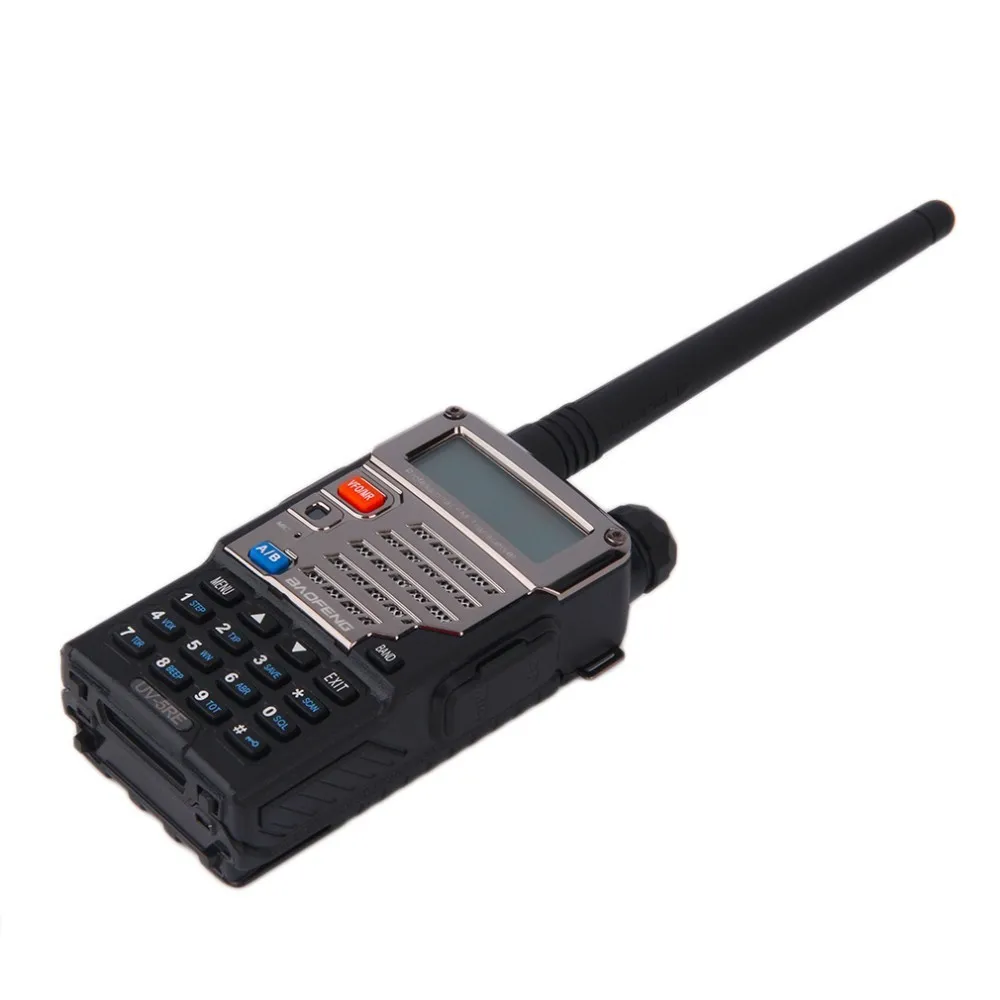 Baofeng UV-5RE полный черный любительские рации двухстороннее радио УКВ УВЧ Двухзонный модуль подключения к хосту радио для охоты в Москве