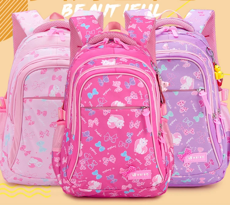 Lovely Lightweight Waterproof Girls School Bag Set Cover