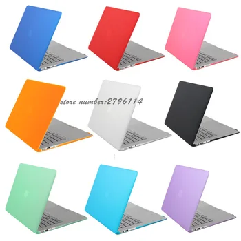 

Hard Shell Matte Laptop Case For MacBook Air 11 Retina 12 Cover 2018 New Pro 13 15 with Touch Bar A1706 A2159 A1989 A1990 A1932